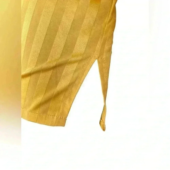 FRNCH women’s CHAFIANE STRIPED button down SHIRT yellow sz Small used no flaws - Picture 5 of 12